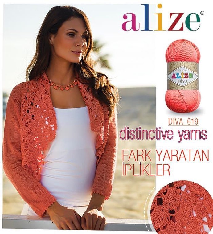 Alize Diva 110 žltá