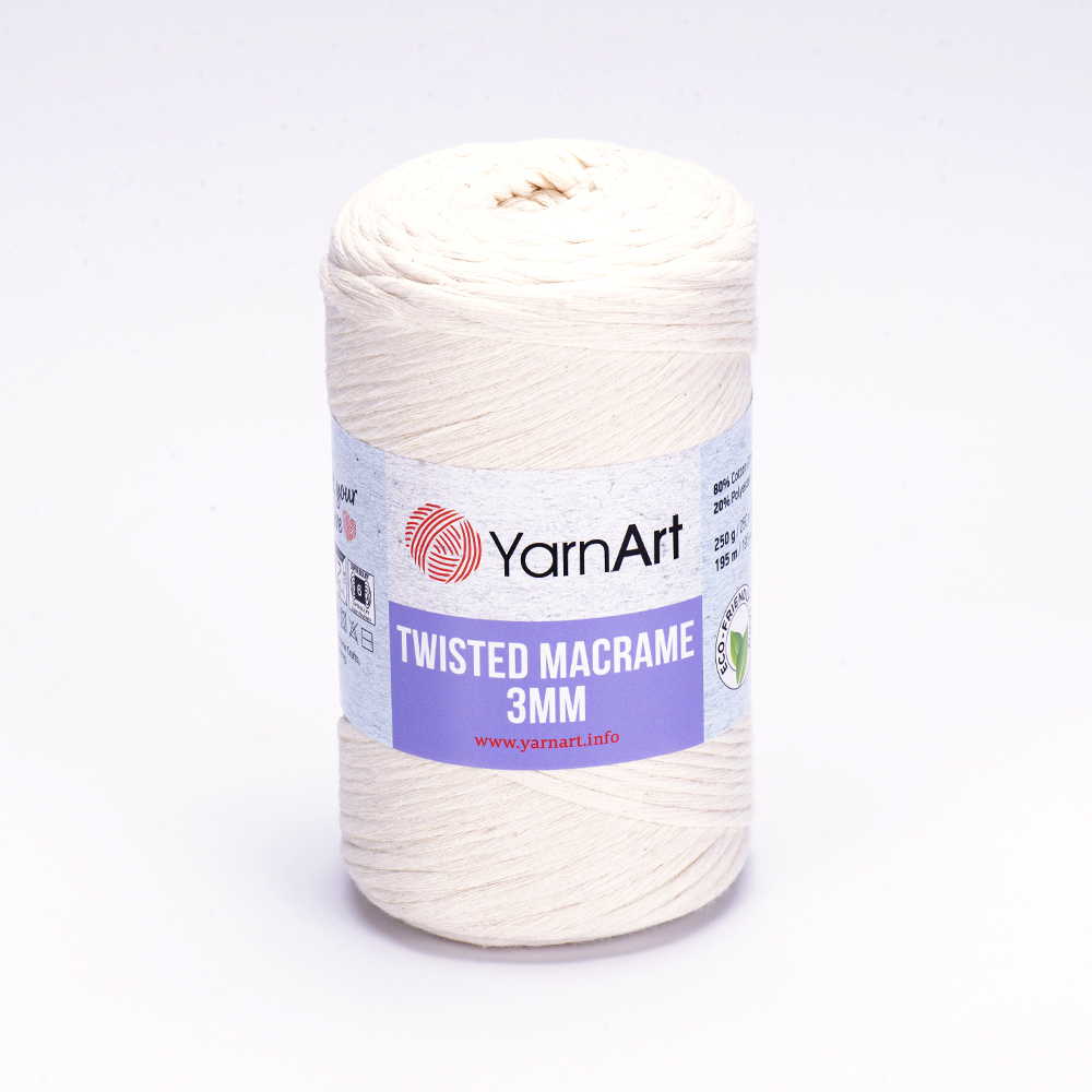 Twisted Macrame 752 smotanová