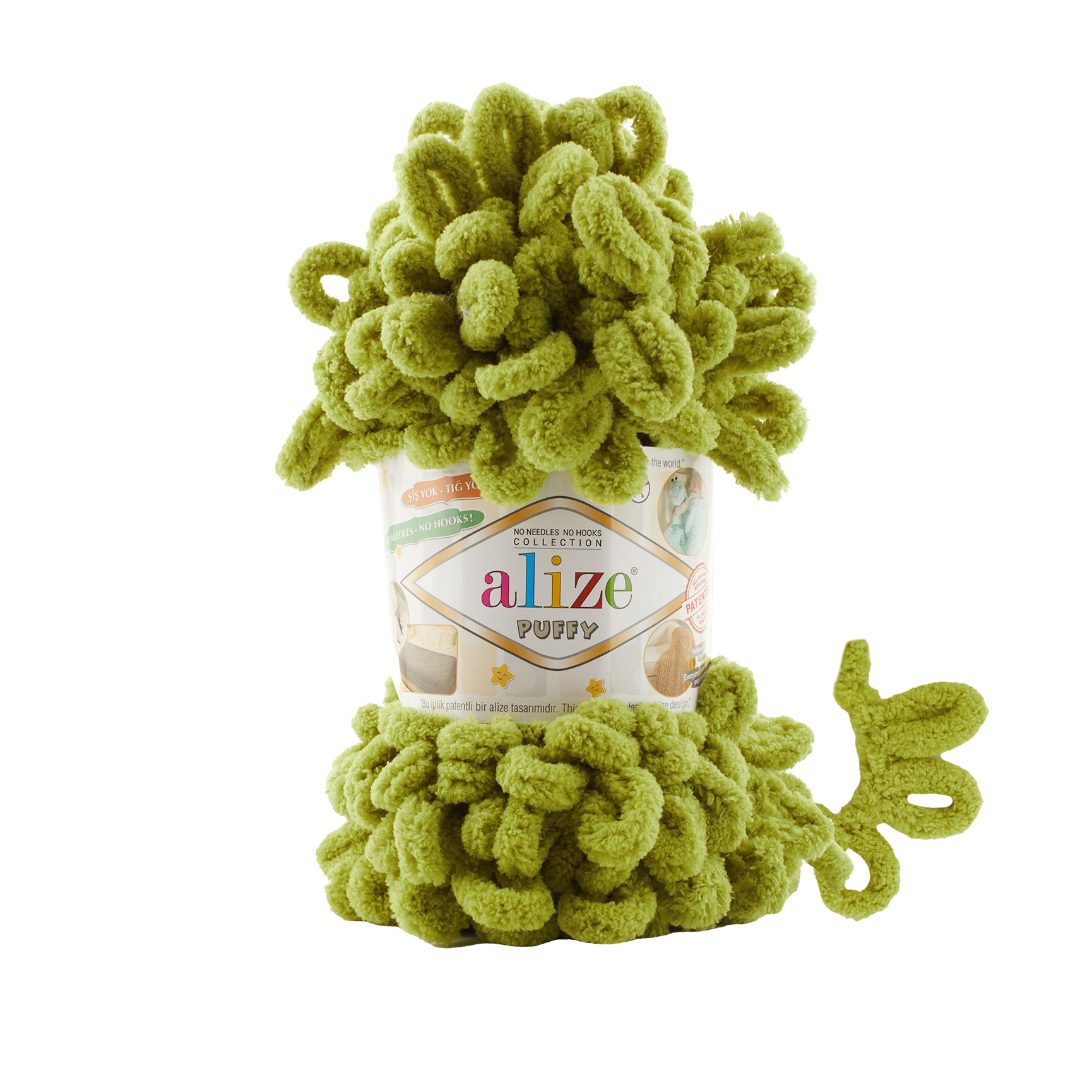Alize Puffy 11 tmavá pistáciová