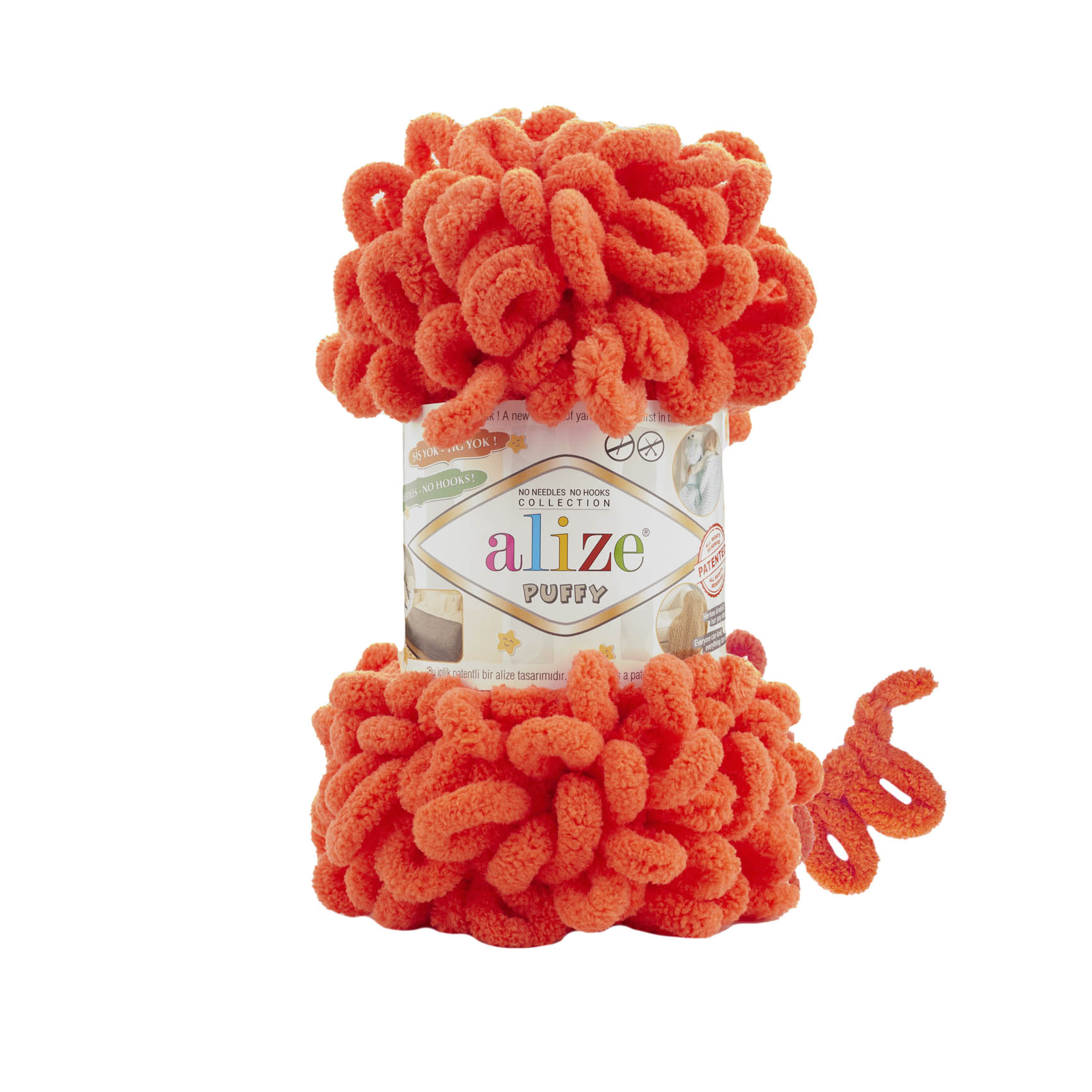 Alize Puffy 421 oranžová