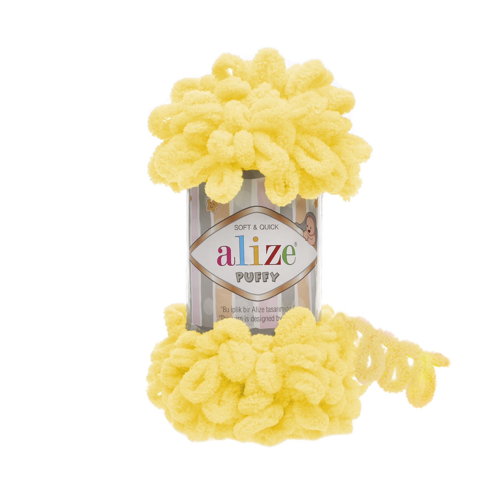 Alize Puffy 216 slnečnicová