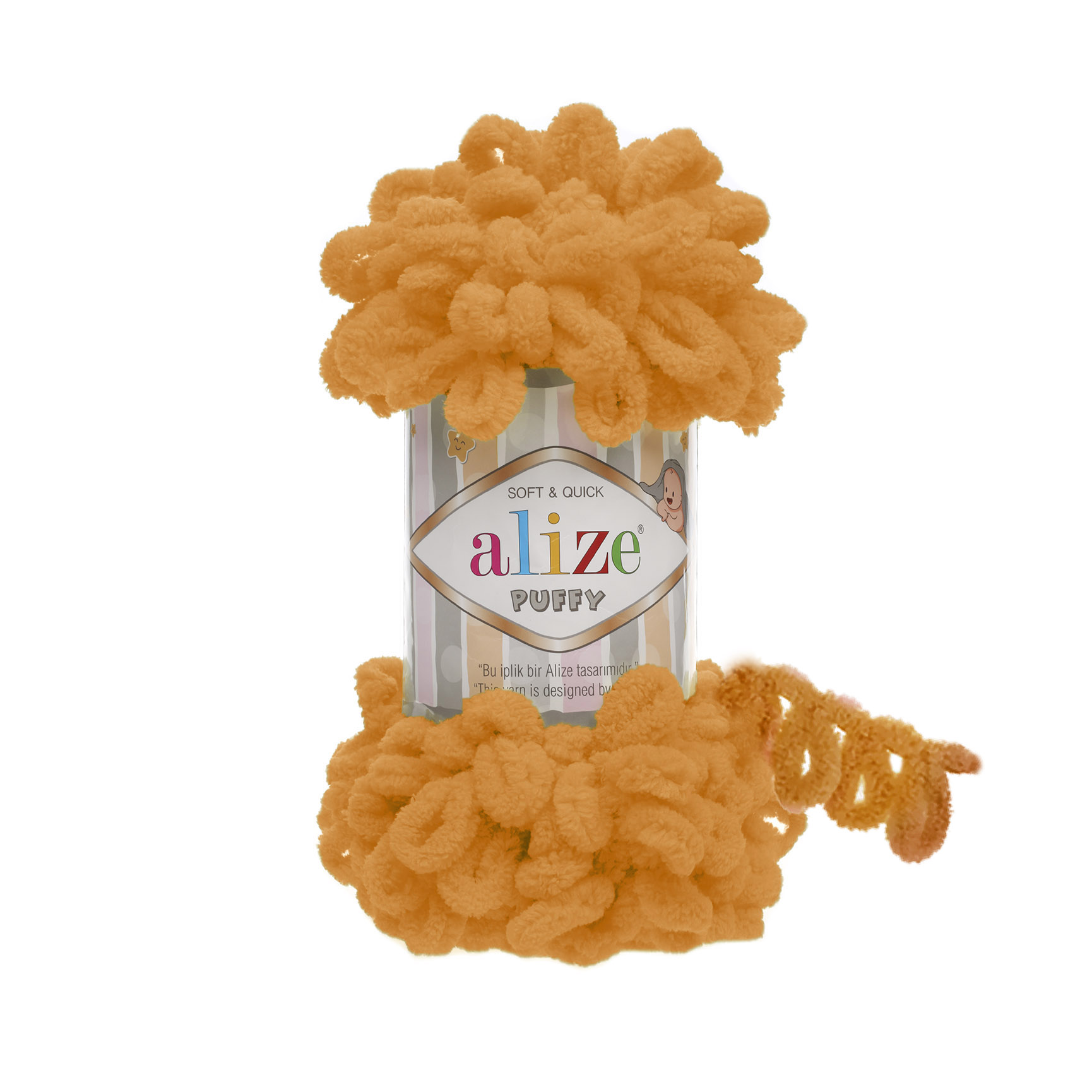 Alize Puffy 336 oranžová