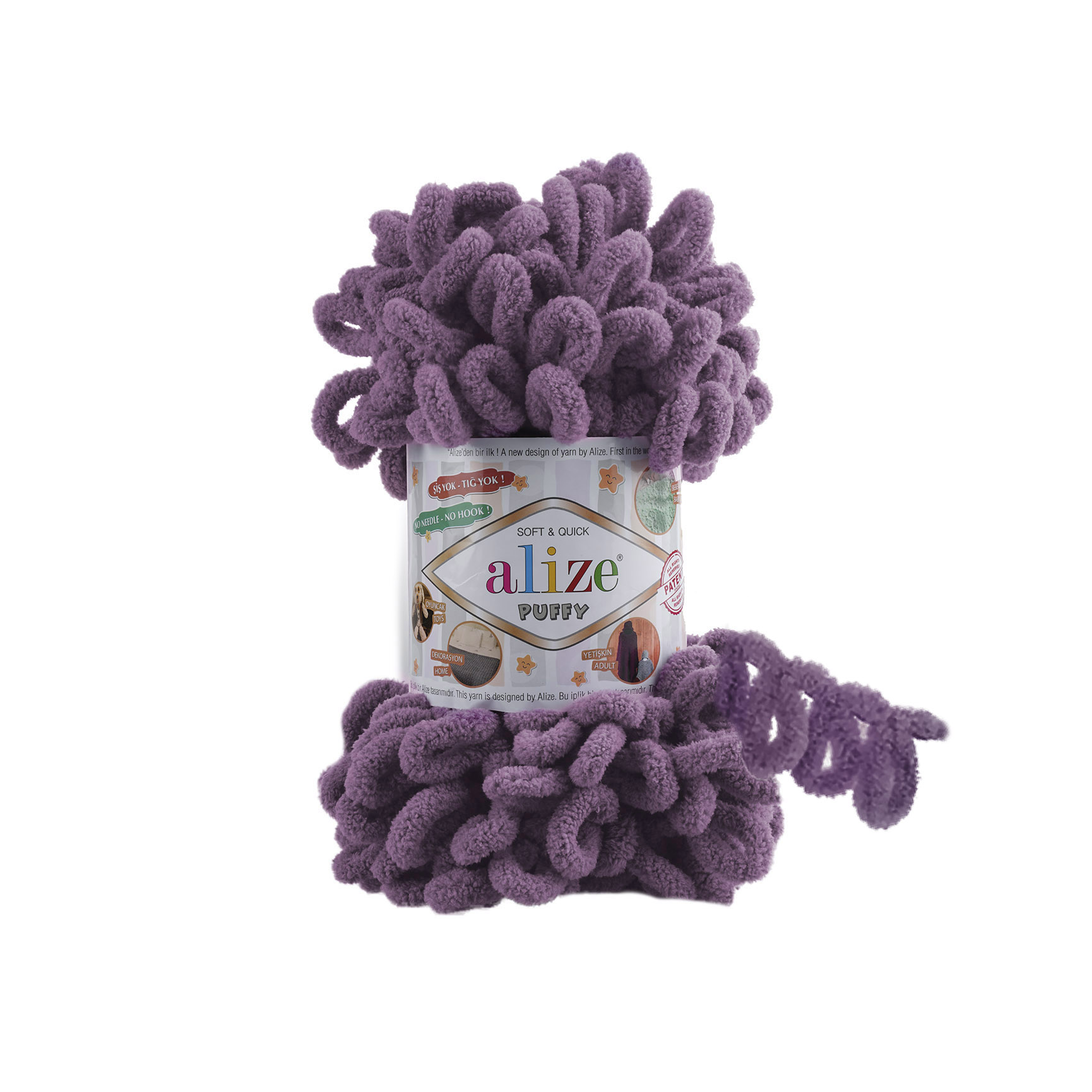 Alize Puffy 437 fialová