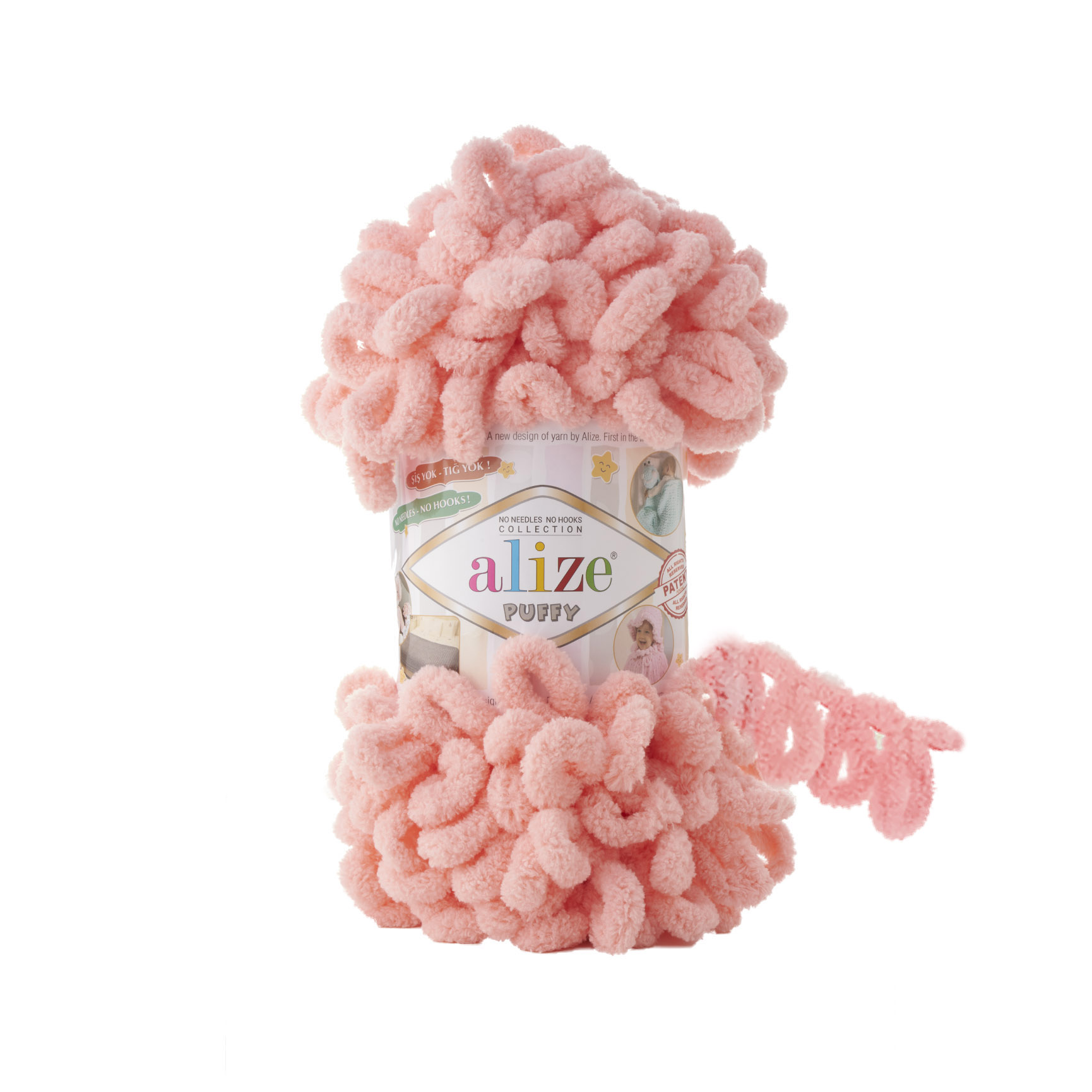 Alize Puffy 529 tmavá lososová