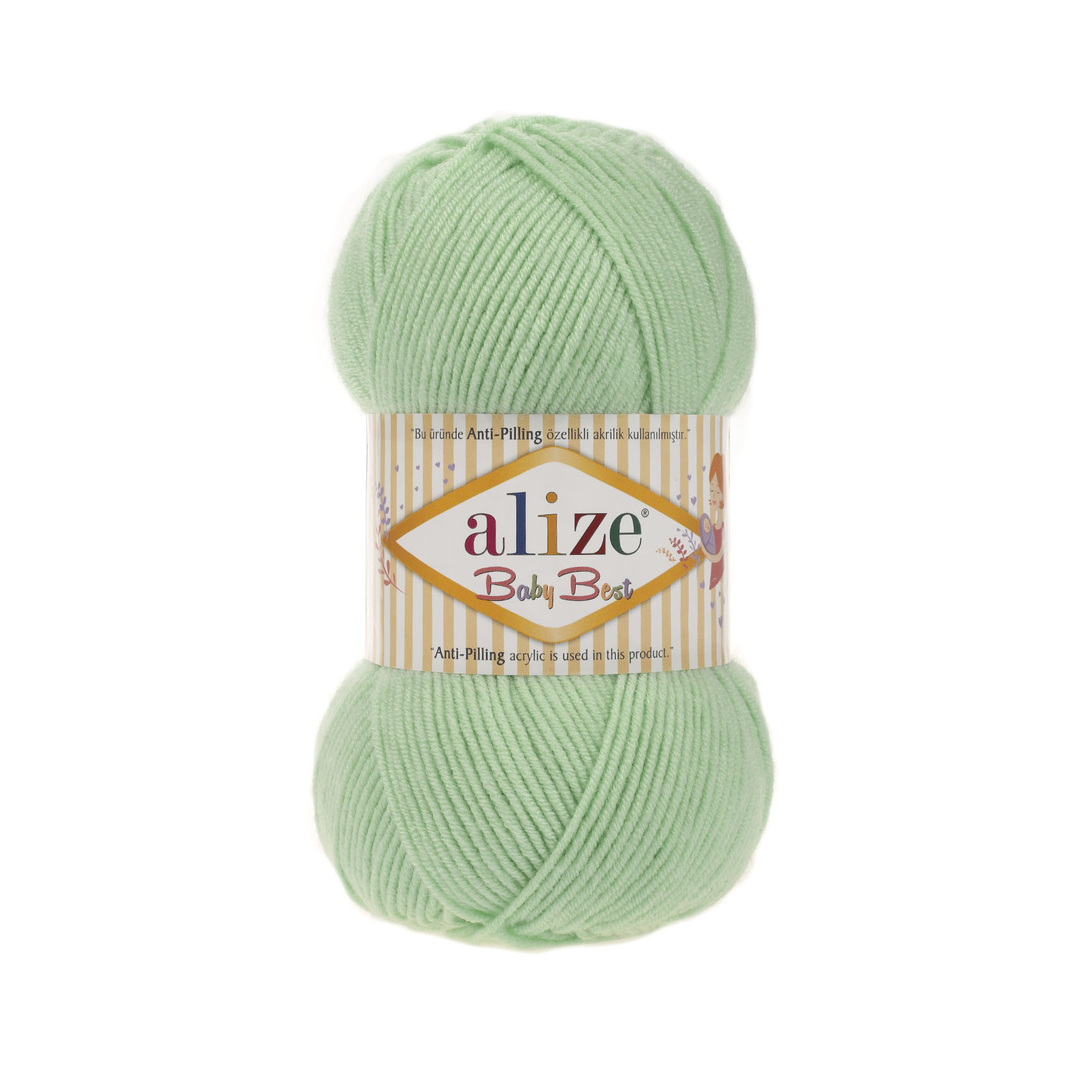 Alize Baby Best 41 svetlo zelená