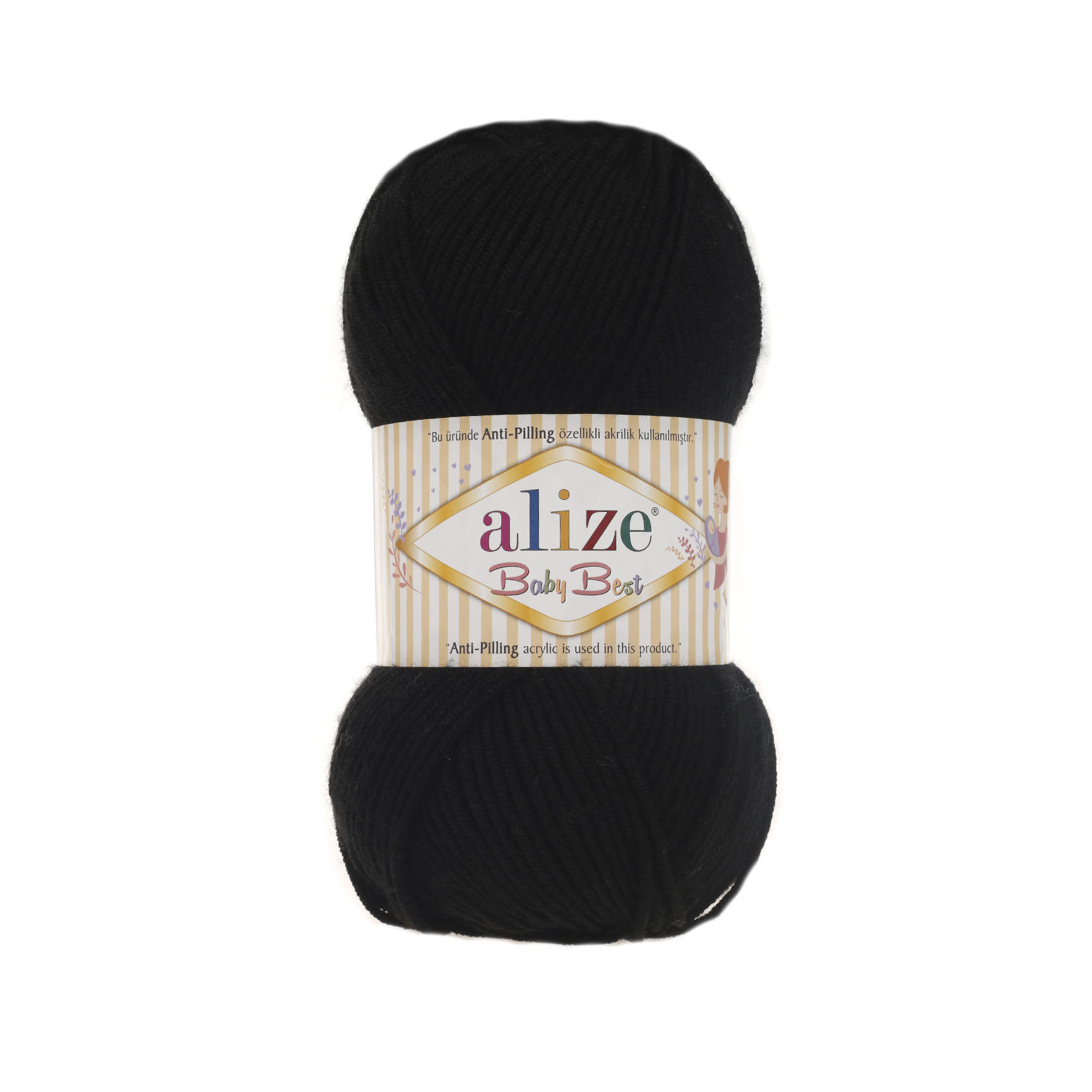 Alize Baby Best 60 čierna