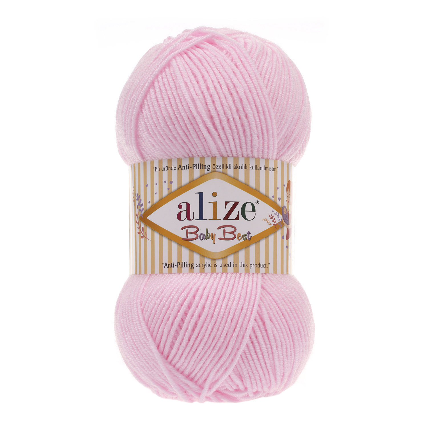Alize Baby Best 185 svetlo ružová
