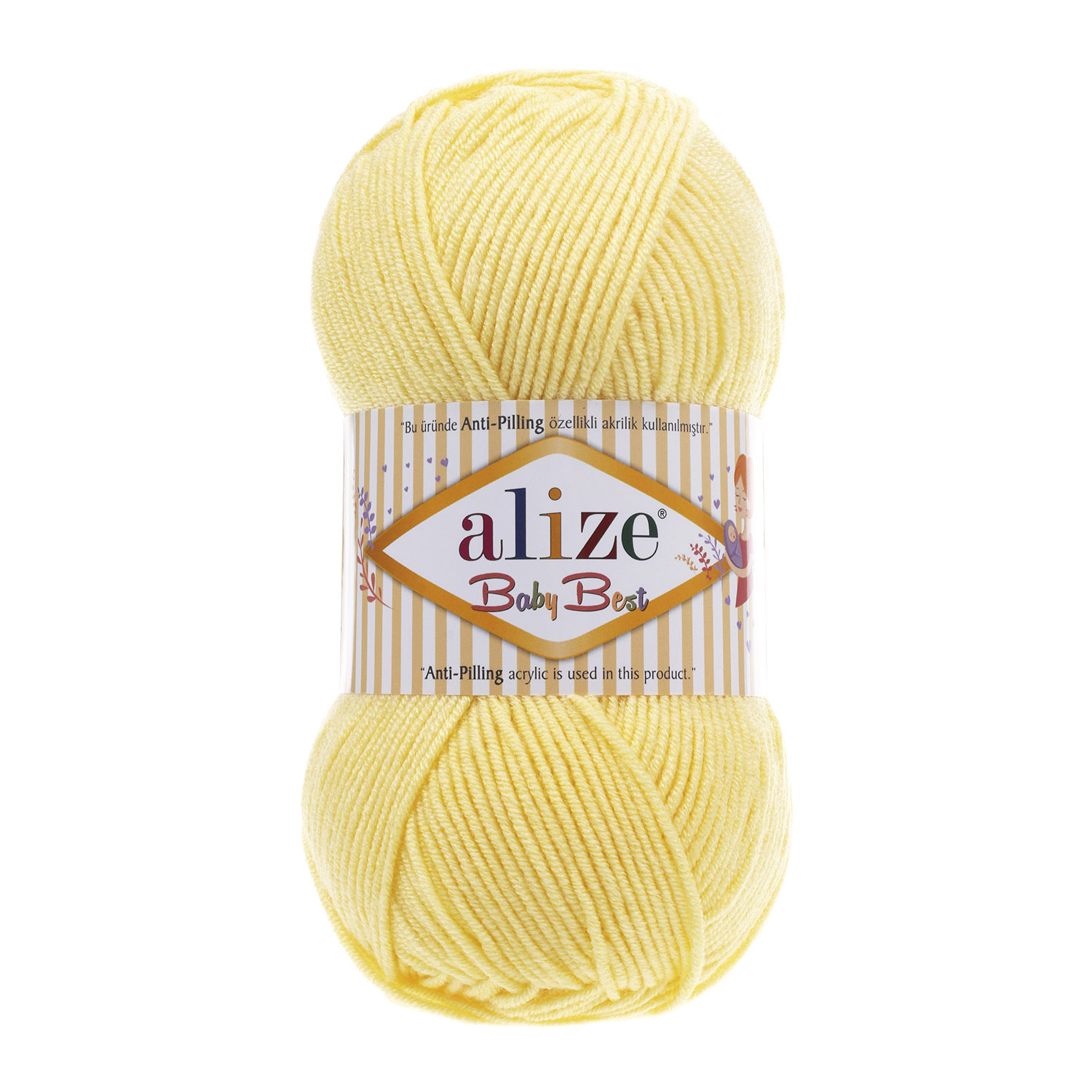 Alize Baby Best 250 žltá