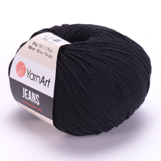 YarnArt Jeans 53 čierna